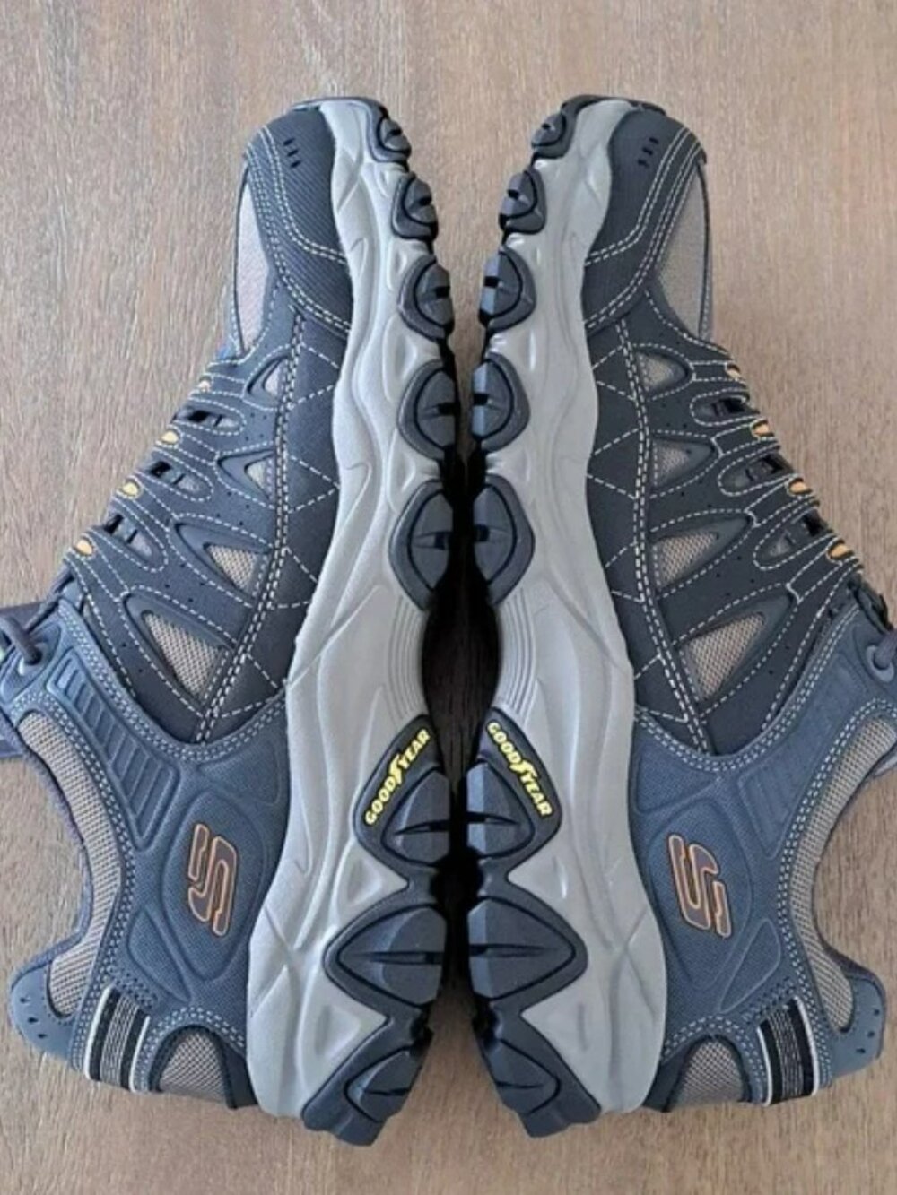 Skechers After Burn M.Fit 2.0 - Color: Charcoal / Gold - Size: Men 13 - Picture 5 of 10